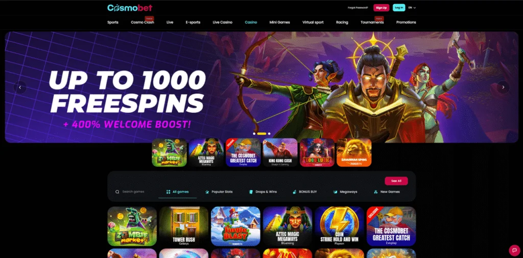 Cosmobet — огляд CasinoReviewBase
